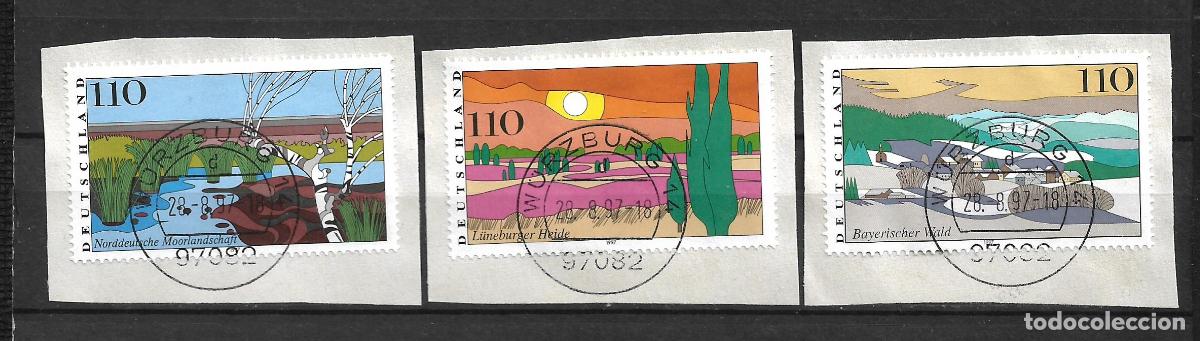 Sellos: alemania 1997 michel 1943/1945 usado 3&euro;- 34/3