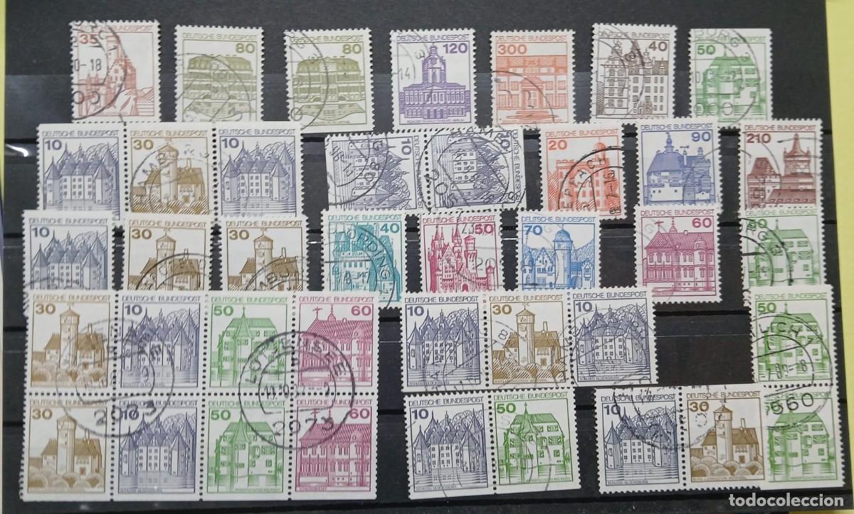 Briefmarken: Serie castillos Alemania
