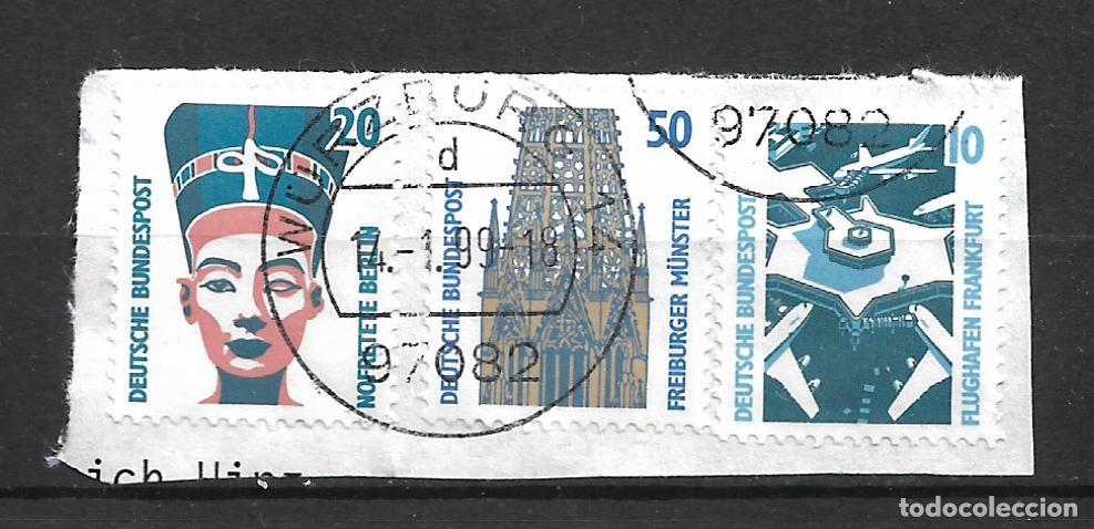 Sellos: alemania 1987- 89 sellos usado - 34/4