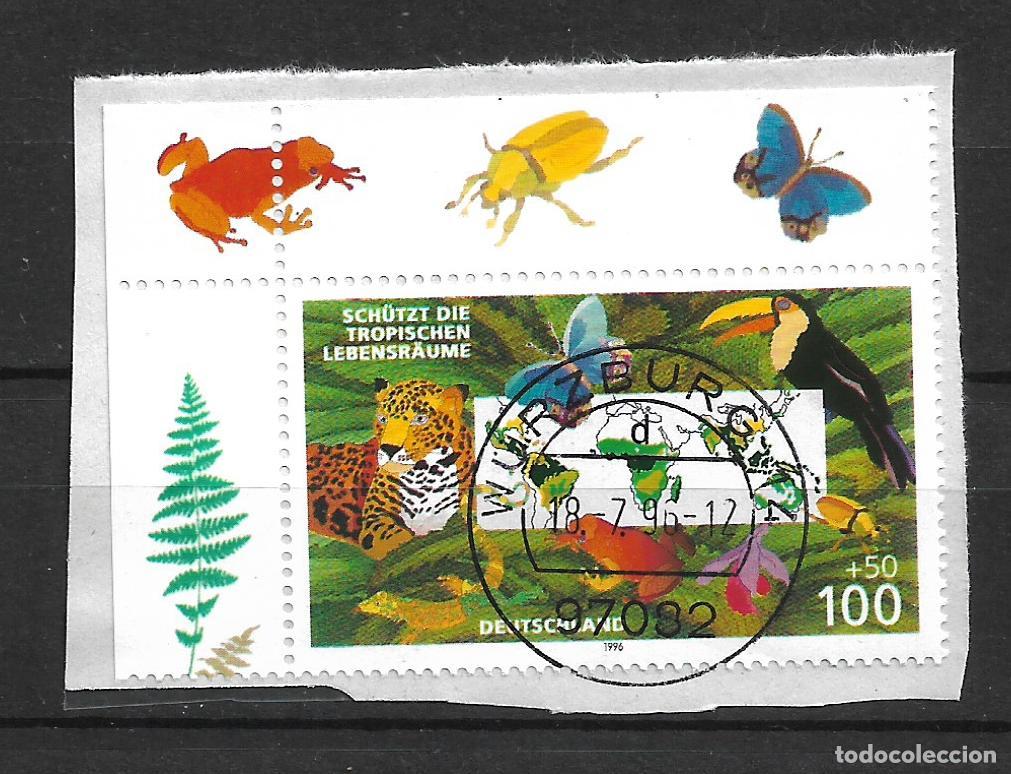 Sellos: alemania 1996 michel 1867 usado 2&euro;- 34/4