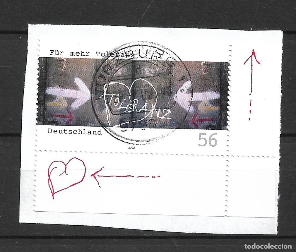 Sellos: alemania 2002 michel 2235 usado 1&euro;- 34/4