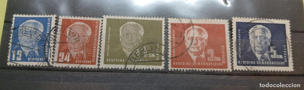 Sellos: Serie completa DDR 1950