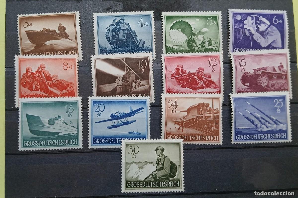 Sellos: Serie completa MNH imperio alem&aacute;n 1944