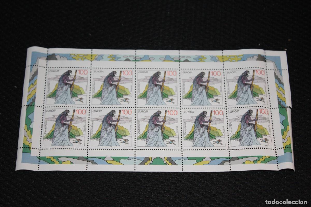 Sellos: HOJA BLOQUE 10 SELLOS** EUROPA - ALEMANIA 1997 -
