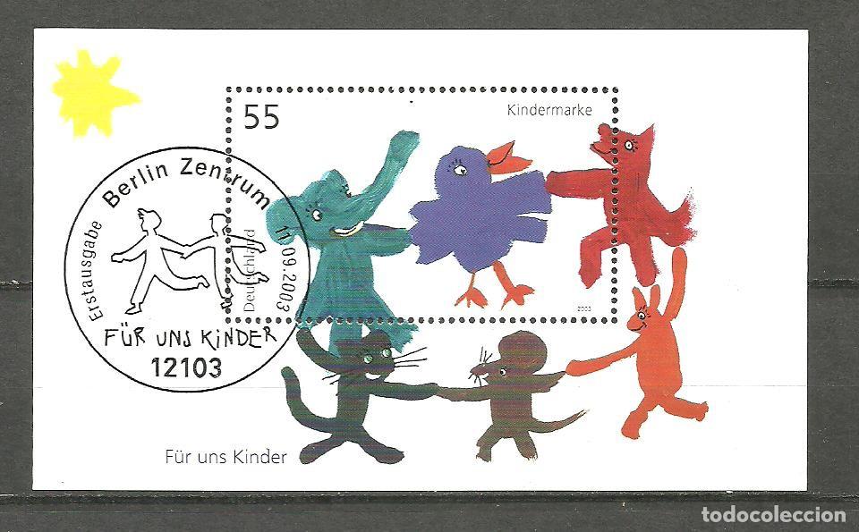Sellos: ALEMANIA FEDERAL 2003 - MICHEL NRO. 64 BLOCK - MATASELLADO