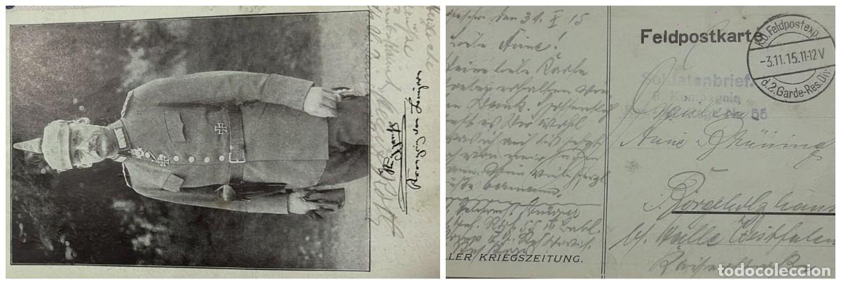 Sellos: O) 1915 GERMANY, MILITARY POSTCARD, FELDPOSTKARTE - FELDPOSTEXPEDITION, LILLER KRIEGSZEITUNG, DURING