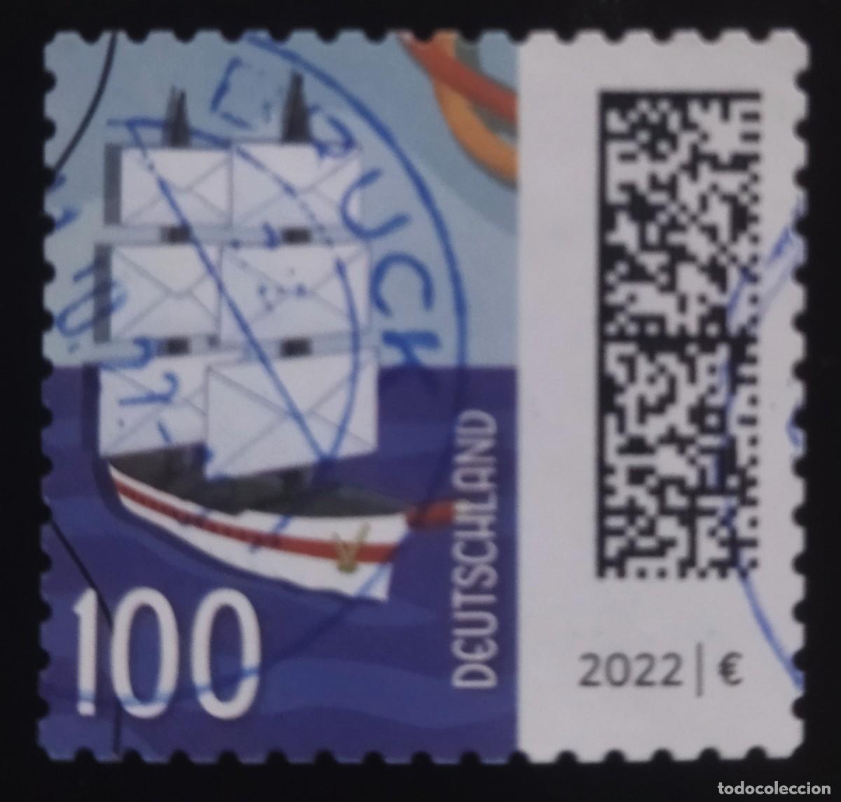 Sellos: ALEMANIA 2021 El mundo de la Carta. USADO.