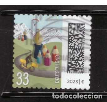 Sellos: SELLO ADHESIVO USADO DE ALEMANIA 2023 YVERT 3518 Art 1