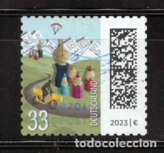 Sellos: SELLO ADHESIVO USADO DE ALEMANIA 2023 YVERT 3518 Art 2
