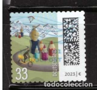 Sellos: SELLO ADHESIVO USADO DE ALEMANIA 2023 YVERT 3518 Art 4
