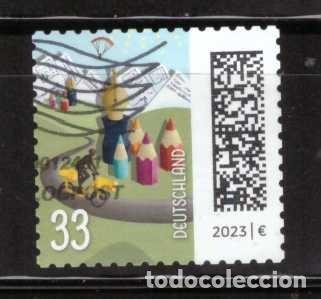 Sellos: SELLO ADHESIVO USADO DE ALEMANIA 2023 YVERT 3518 Art 5