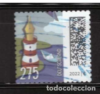 Sellos: SELLO ADHESIVO USADO DE ALEMANIA 2022 YVERT 3444 Art 1