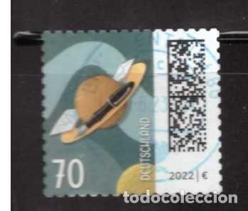 Sellos: SELLO ADHESIVO USADO DE ALEMANIA 2022 YVERT 3458 Art 1