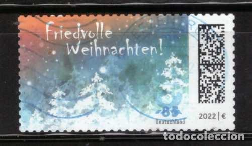 Sellos: SELLO ADHESIVO USADO DE ALEMANIA 2022 YVERT 3510 Art 5