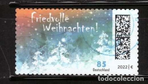 Sellos: SELLO ADHESIVO USADO DE ALEMANIA 2022 YVERT 3510 Art 7