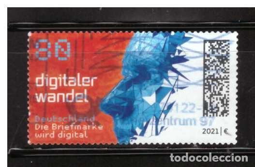 Sellos: SELLO ADHESIVO USADO DE ALEMANIA 2021 YVERT 3366 Art 1