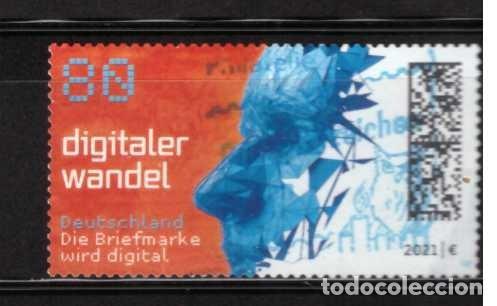 Sellos: SELLO ADHESIVO USADO DE ALEMANIA 2021 YVERT 3366 Art 3