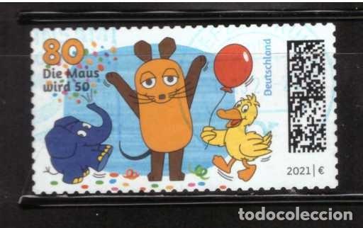 Sellos: SELLO ADHESIVO USADO DE ALEMANIA 2021 YVERT 3375 Art 1