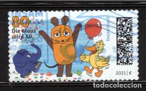 Sellos: SELLO ADHESIVO USADO DE ALEMANIA 2021 YVERT 3375 Art 2