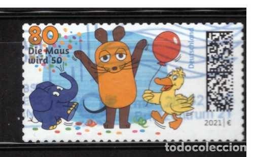 Sellos: SELLO ADHESIVO USADO DE ALEMANIA 2021 YVERT 3375 Art 3