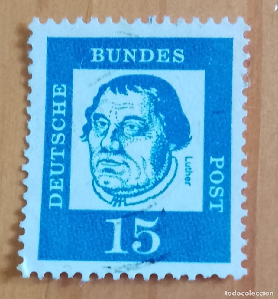 Sellos: ALEMANIA - V/F 15 - PERSONAJES: MARTIN LUTHER