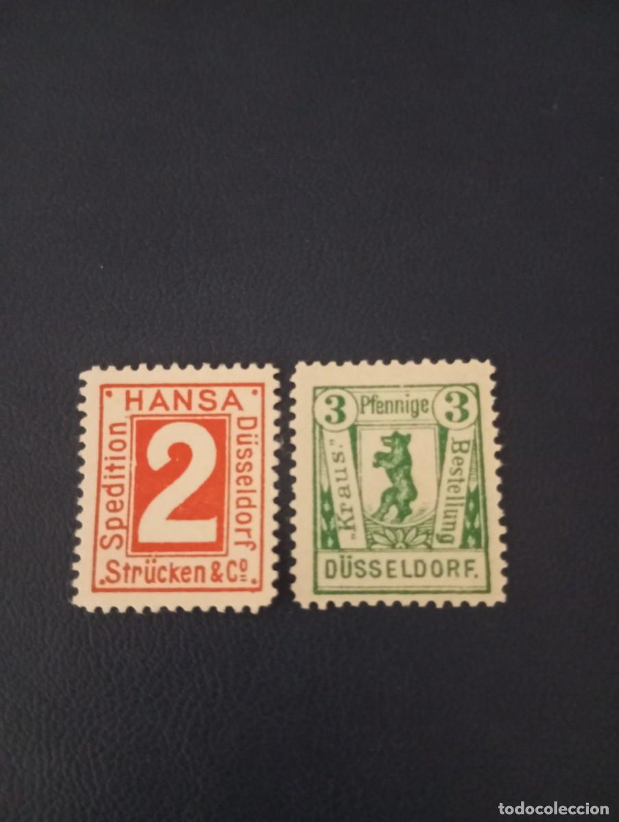Sellos: ALEMANIA, 1898, LOCALES DE DUSSELDORF