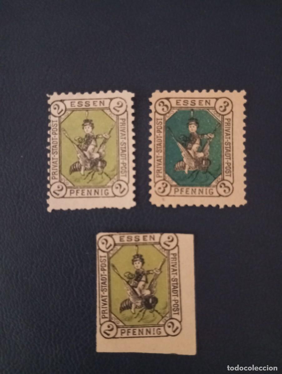 Sellos: ALEMANIA, 1887, LOCALES DE ESSEN