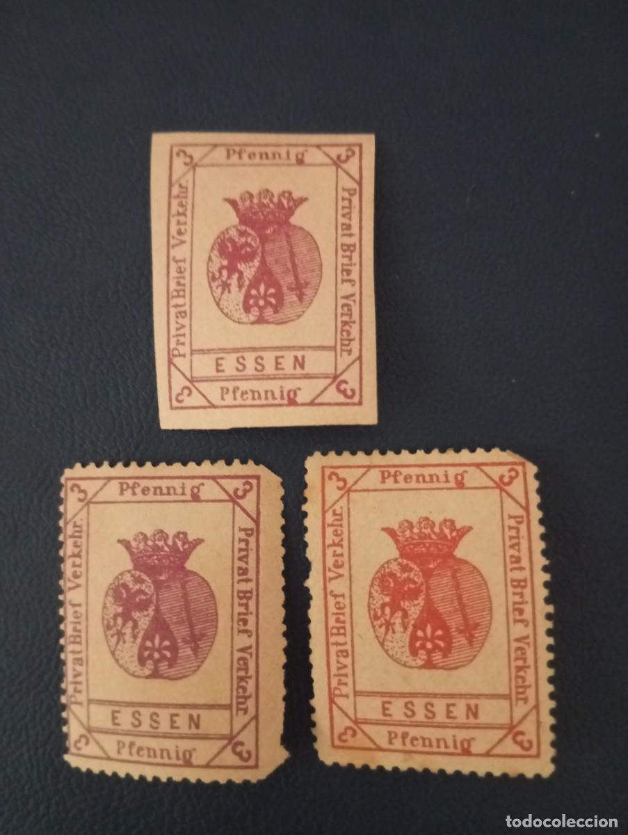Sellos: ALEMANIA, 1888, LOCALES DE ESSEN