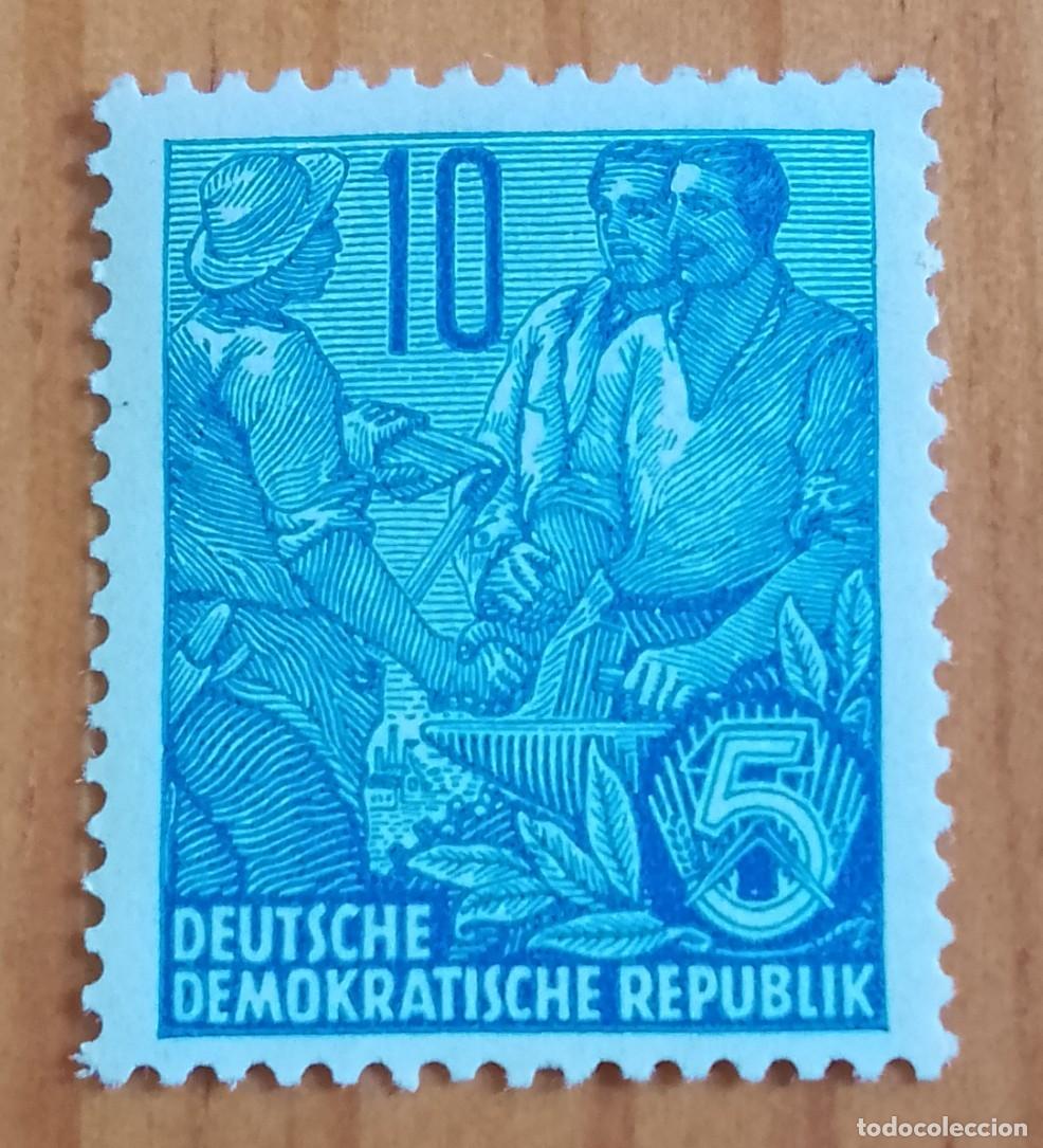Sellos: ALEMANIA - DDR - V/F 10 - OFICIOS, PLAN QUINQUENAL
