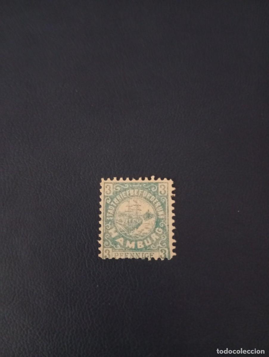 Sellos: ALEMANIA, 1887, LOCALES DE HAMBURGO