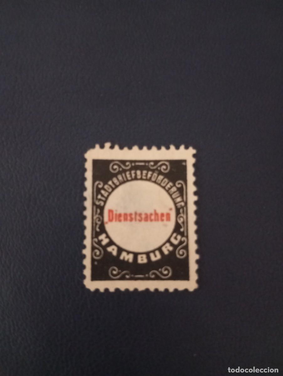 Sellos: ALEMANIA, 1888, LOCALES DE HAMBURGO