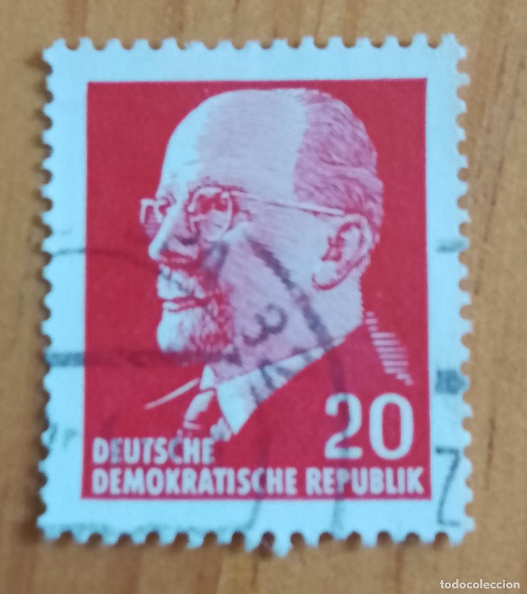 Sellos: ALEMANIA, DDR- V/F 20 - PRESIDENTE: WALTER ULLBRICHT