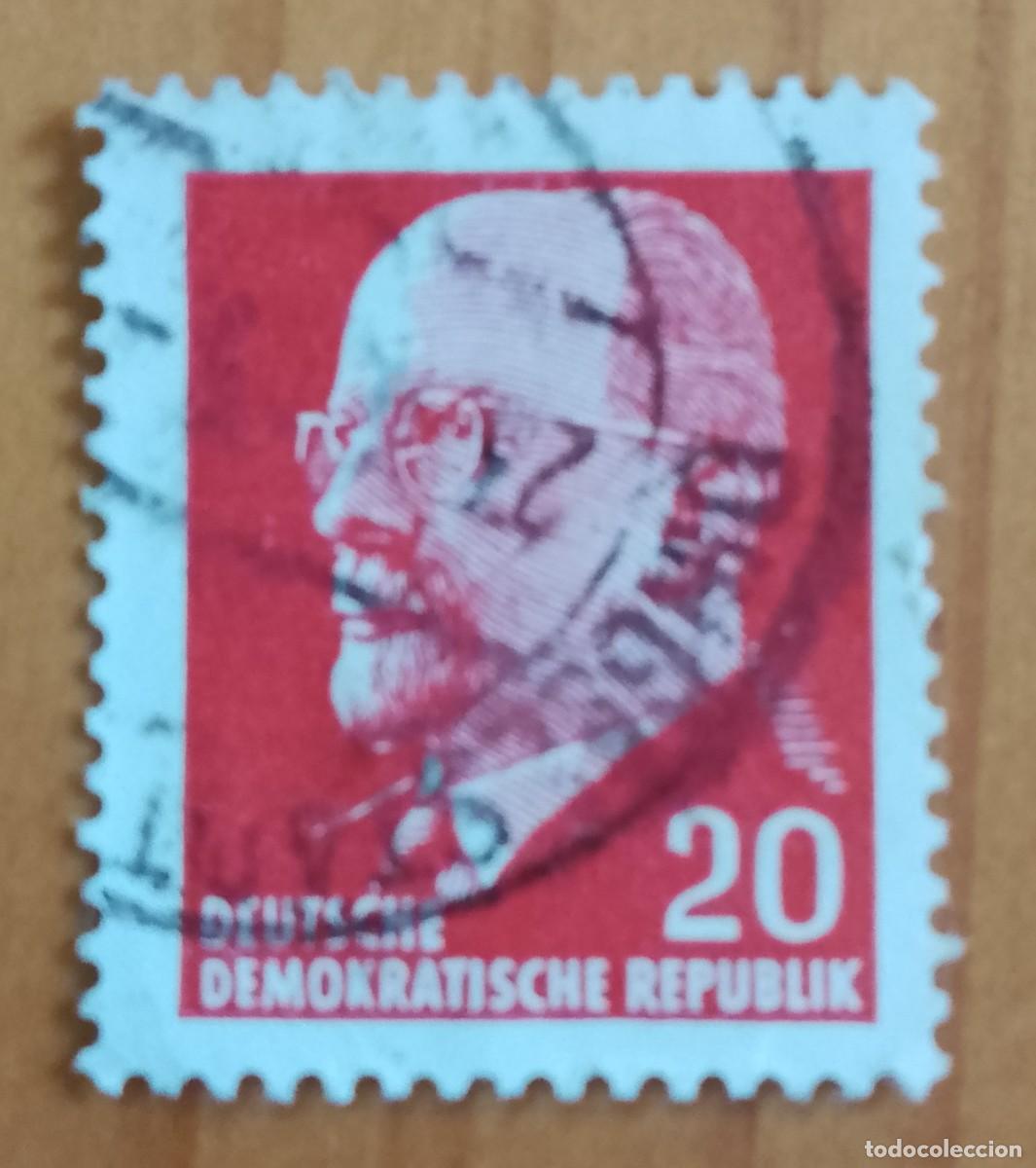 Sellos: ALEMANIA, DDR- V/F 20 - PRESIDENTE: WALTER ULLBRICHT