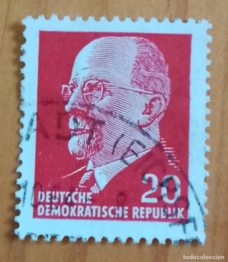 Sellos: ALEMANIA, DDR- V/F 20 - PRESIDENTE: WALTER ULLBRICHT