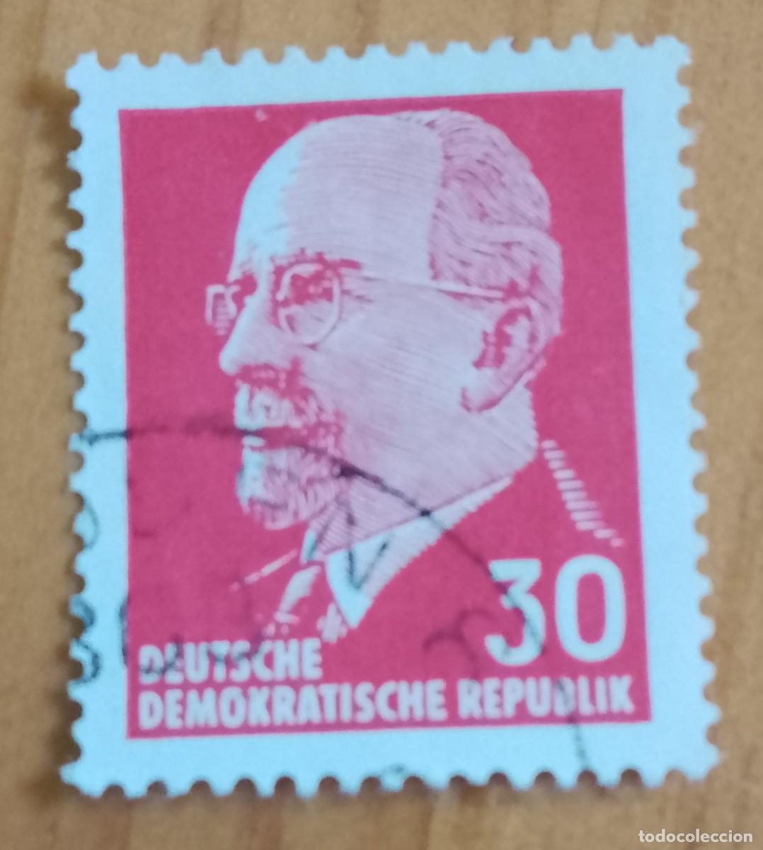 Sellos: ALEMANIA, DDR- V/F 30 - PRESIDENTE: WALTER ULLBRICHT