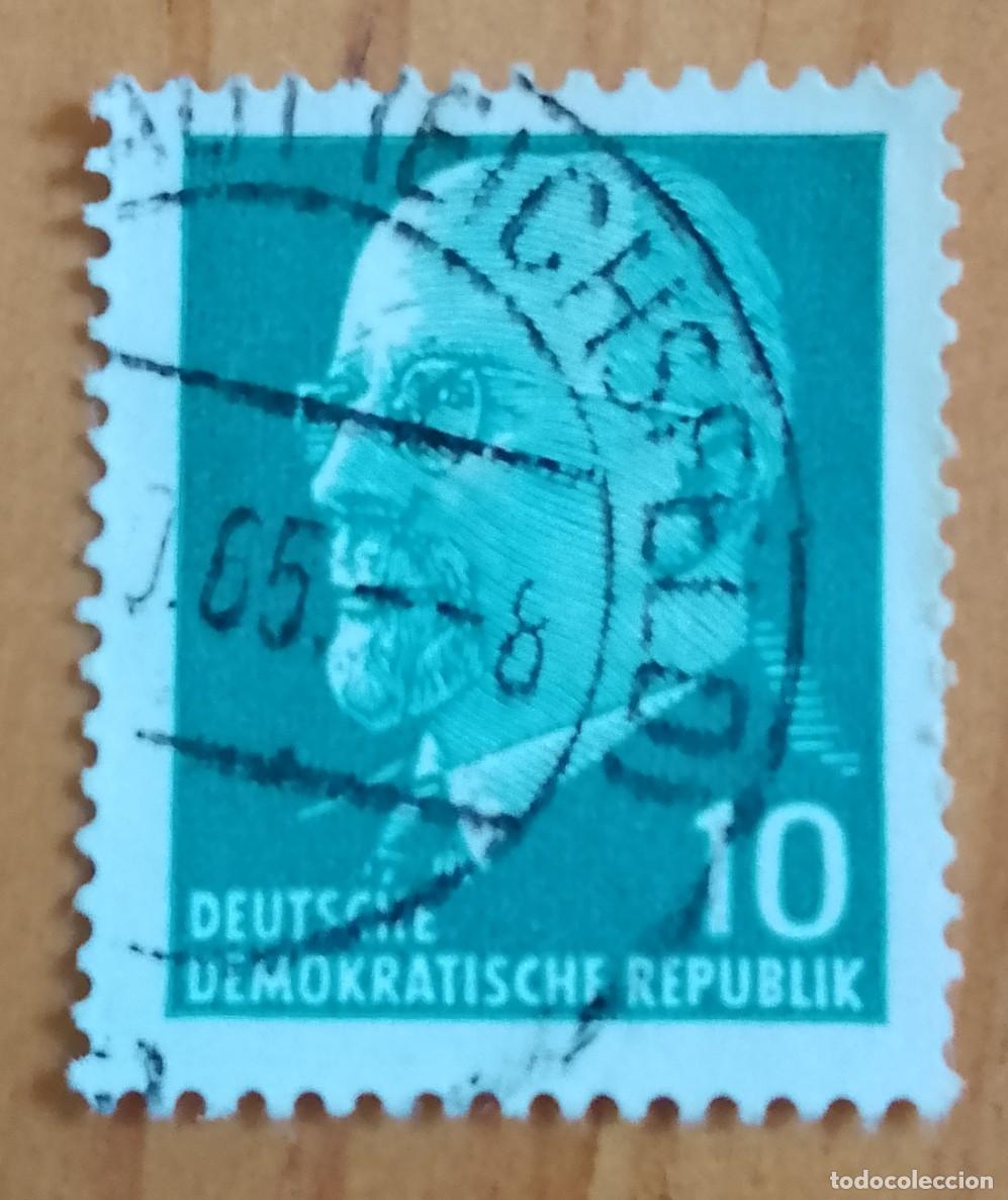 Sellos: ALEMANIA, DDR- V/F 10 - PRESIDENTE: WALTER ULLBRICHT