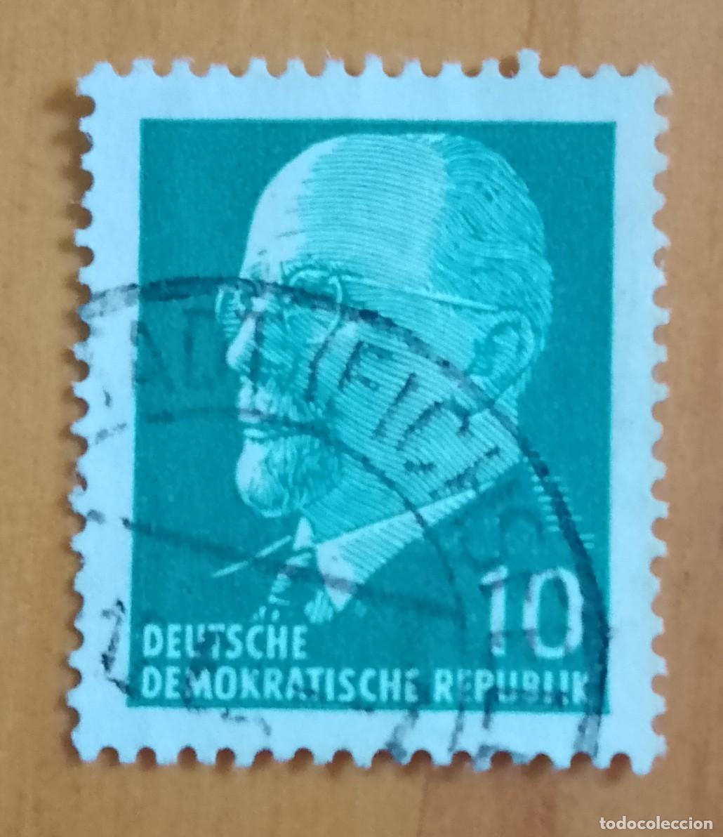 Sellos: ALEMANIA, DDR- V/F 10 - PRESIDENTE: WALTER ULLBRICHT