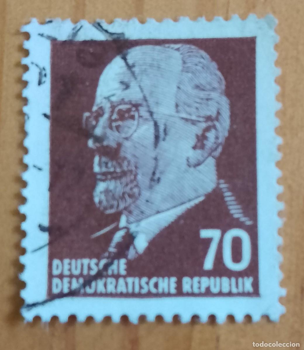Sellos: ALEMANIA, DDR- V/F 70 - PRESIDENTE: WALTER ULLBRICHT
