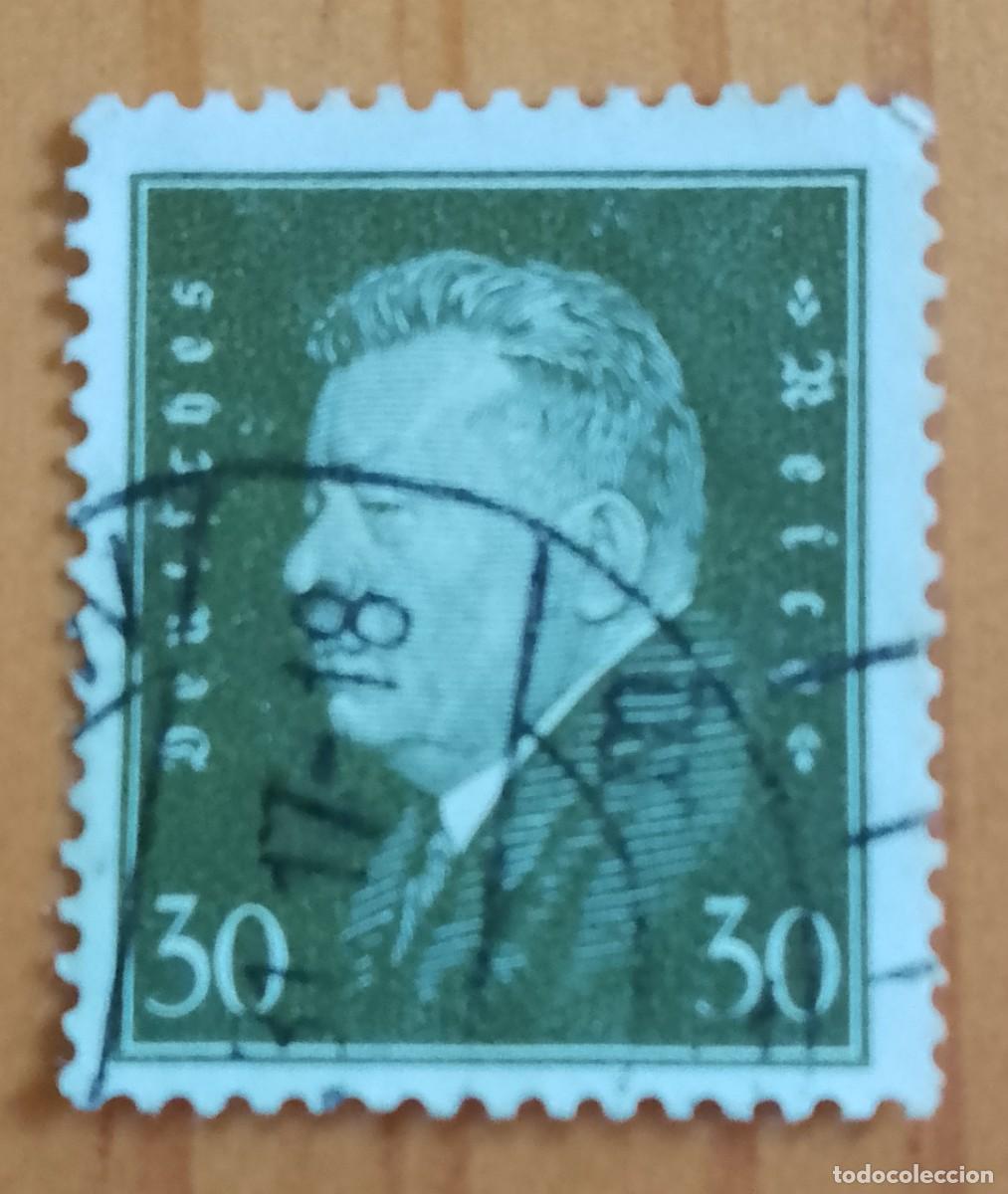 Sellos: ALEMANIA - V/F 30 - PRESIDENTE: FRIEDRICH EBERT - YV 403, MI 412