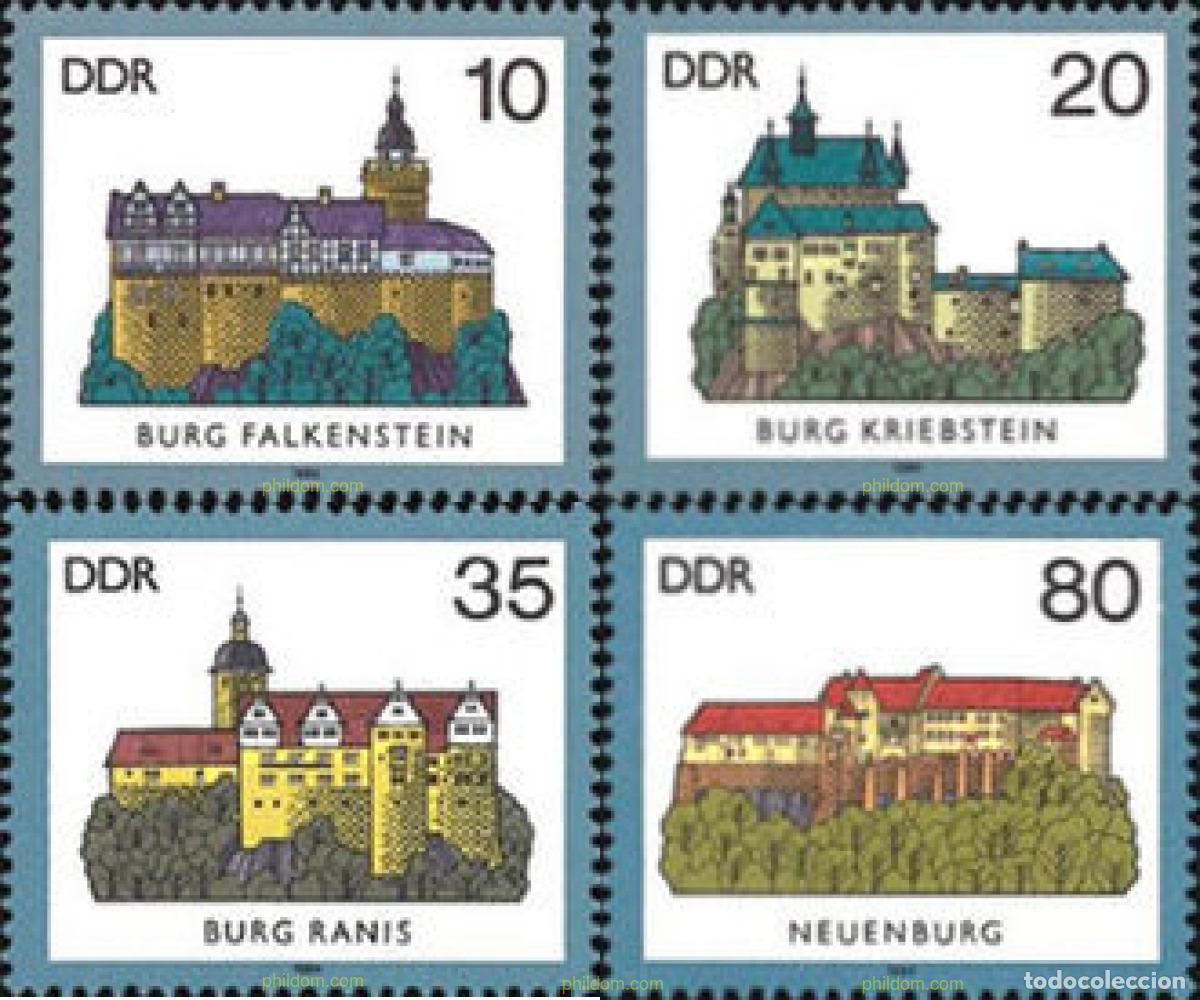 Sellos: 150929 MNH ALEMANIA DEMOCRATICA 1984 CASTILLOS DE ALEMANIA ORIENTAL