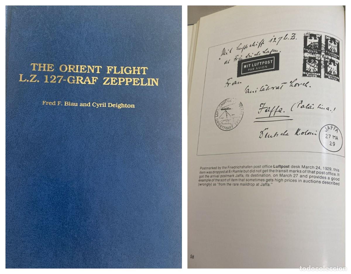 Sellos: O) GERMANY, BOOK, THE ORIENT FLIGHT L.Z. 127 - GRAF ZEPPELIN, AEROPHILATELY, FRED F. BLAU AND CYRIL
