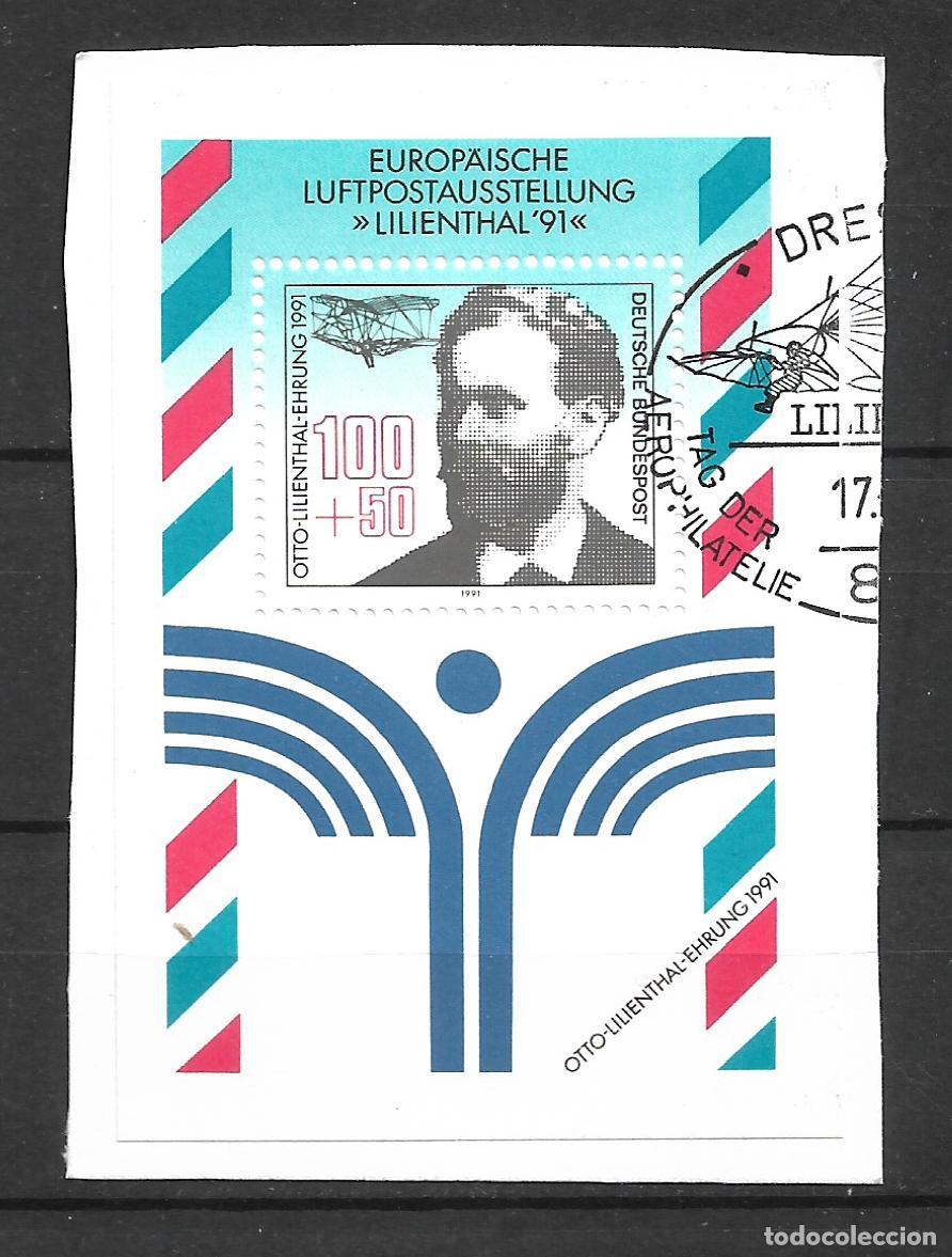 Sellos: alemania 1991 michel hoja bloque 24 usado 4&euro;- 24/6