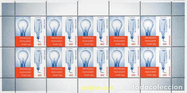 Sellos: 146812 MNH ALEMANIA FEDERAL 2004 150 ANIVERSARIO DE LA INVENCION DE LA BOMBILLA