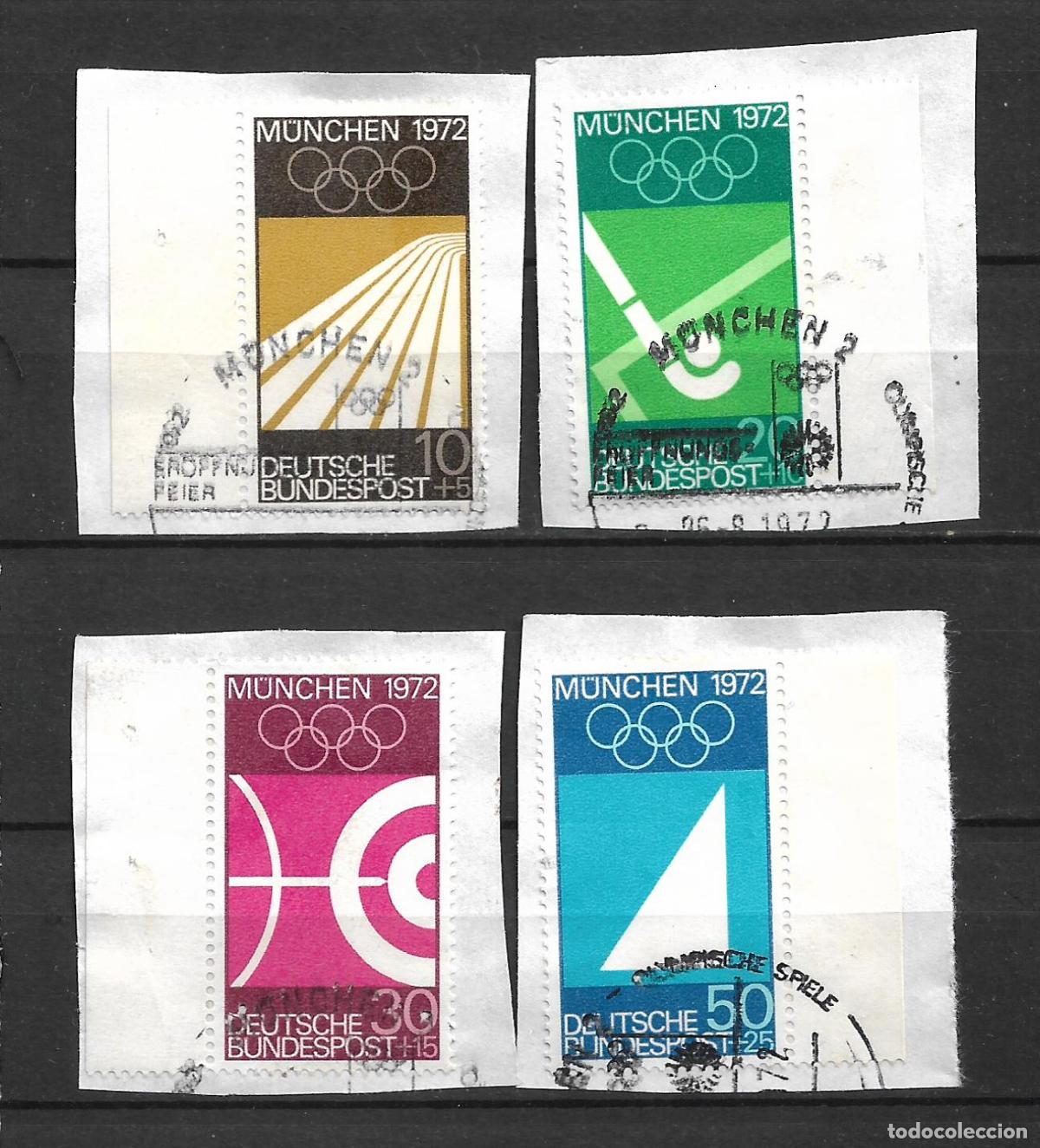 Sellos: alemania 1969 michel 587/590 usado - 34/5