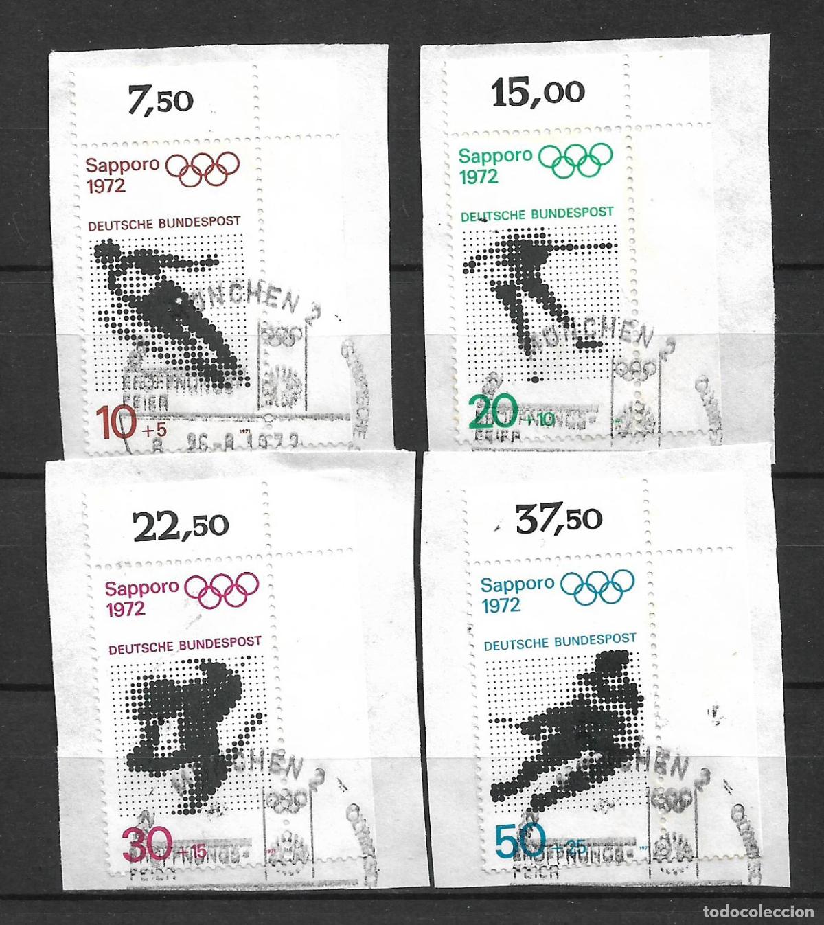 Sellos: alemania 1971 michel 680/683 usado - 34/5