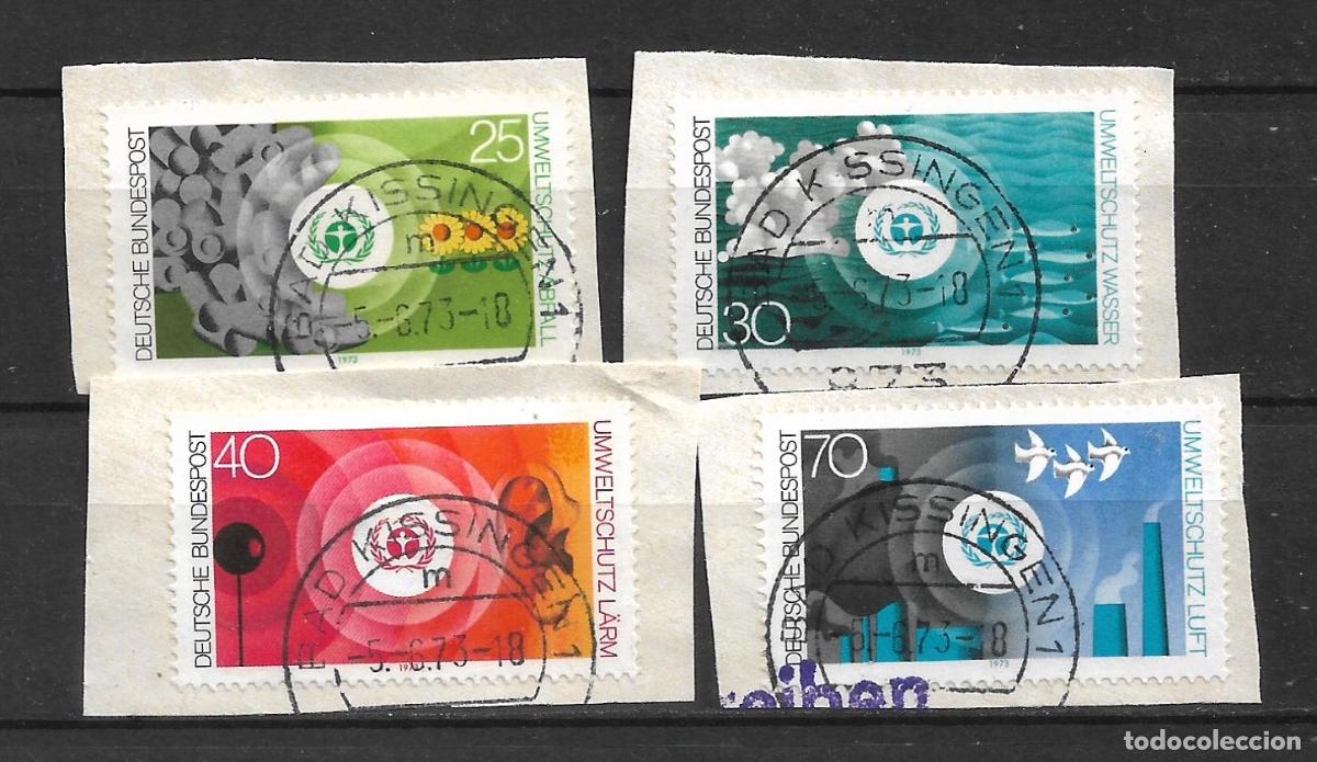 Sellos: alemania 1973 michel 774/777 usado - 34/5