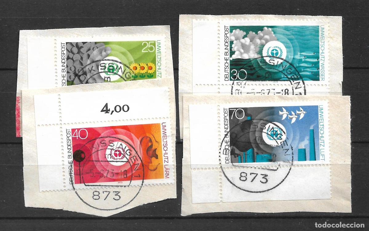 Sellos: alemania 1973 michel 774/777 usado - 34/5