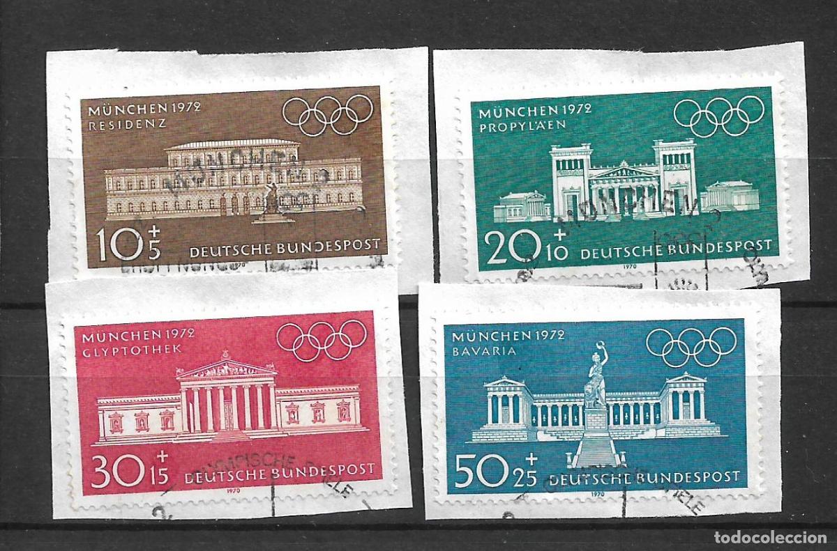 Sellos: alemania 1970 michel 624/627 usado - 34/5