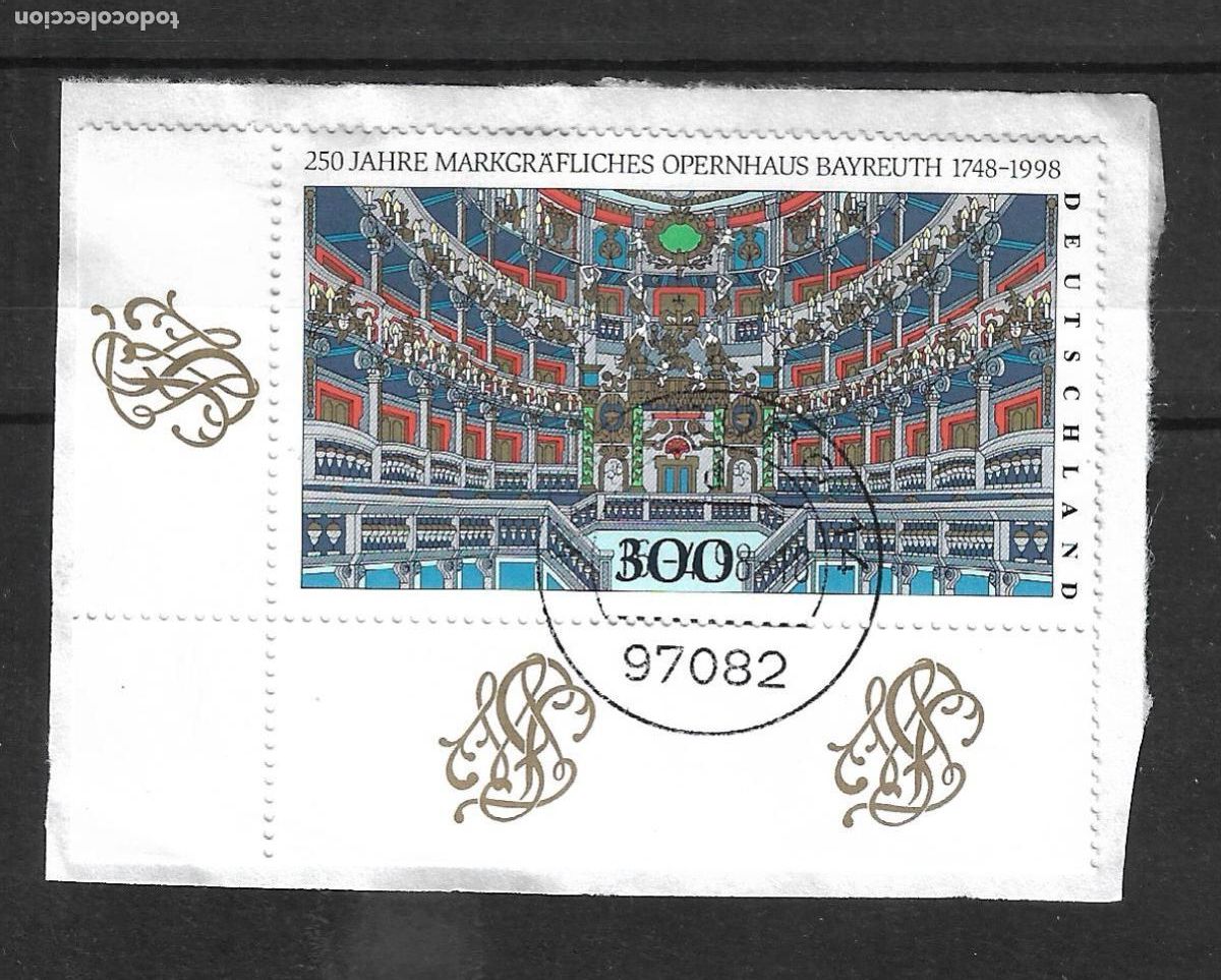 Sellos: alemania 1998 michel 1983 usado - 34/6