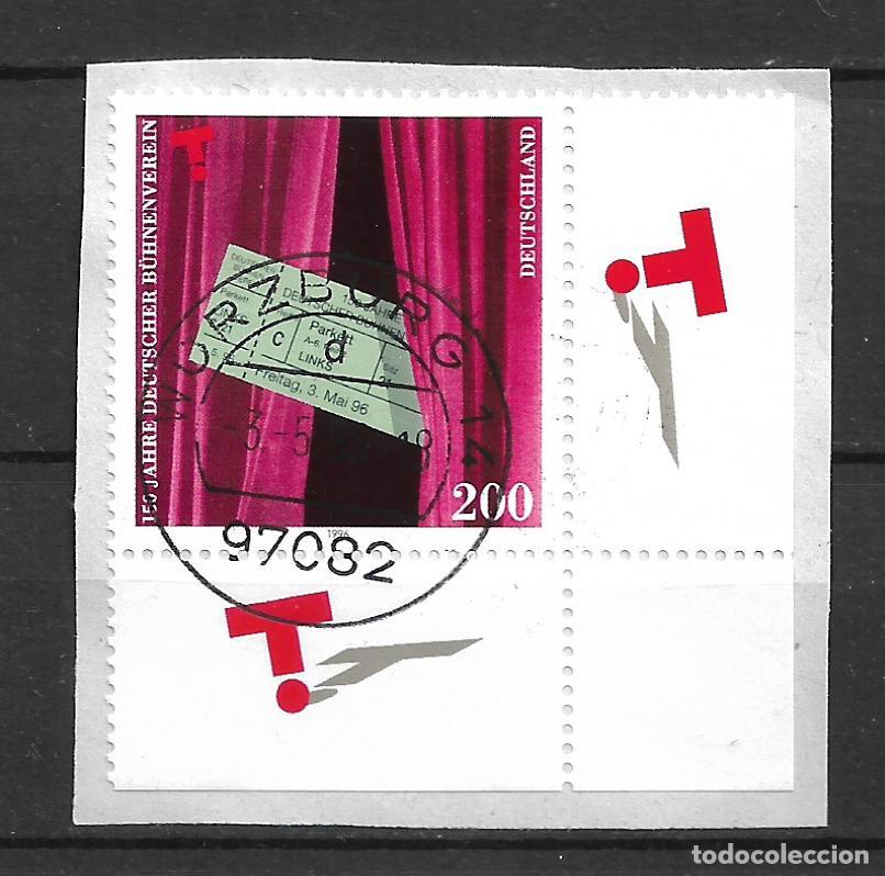 Sellos: alemania 1996 michel 1857 usado - 34/6